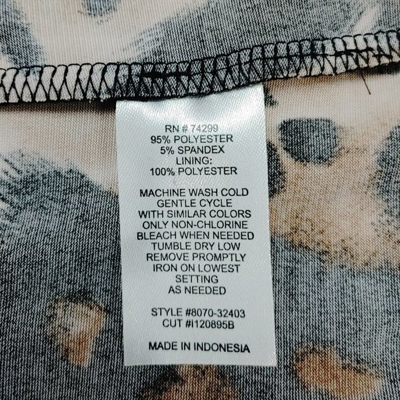 Animal Print Dress - Picture 6 of 6